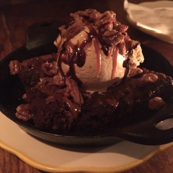 Cask - Caramel ice cream on top of fudge brownie - Bars Near Me - New York, New York