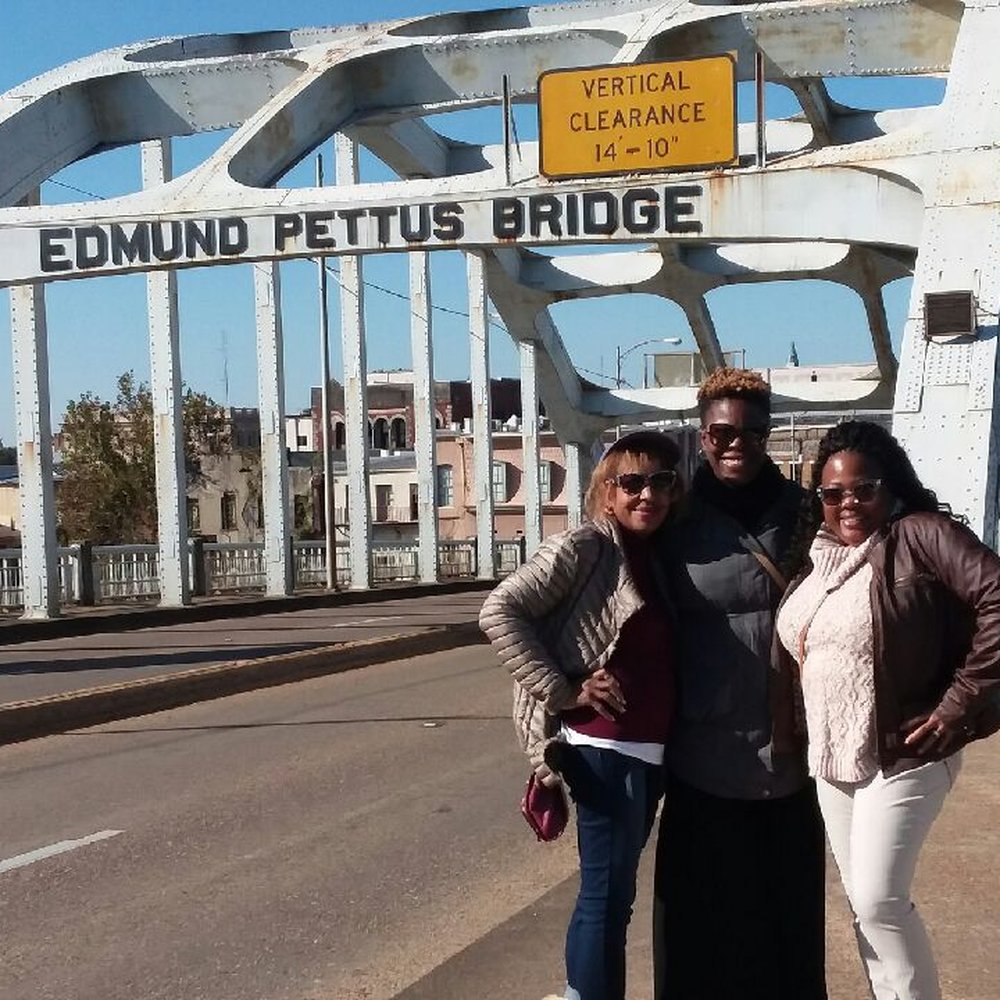 Edmund Pettus Bridge - Hanging out on the famous bridge. - Landmarks & Historical Buildings Near Me - Selma, Alabama Edmund Pettus Bridge - Hanging out on the famous bridge. - Landmarks & Historical Buildings Near Me - Selma, Alabama