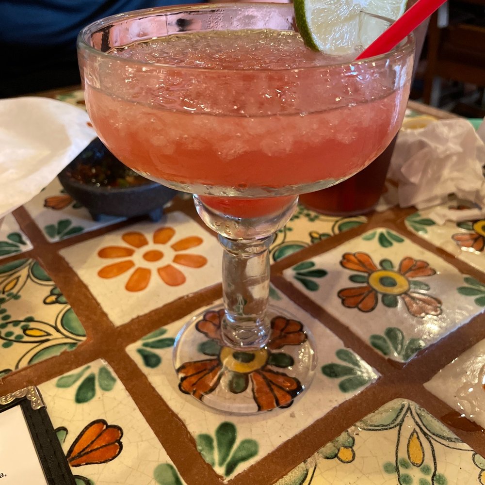 Rosa's Mexican Grill - Raspberry Margarita on the rocks (8/17/2021) - Mexican Near Me - Mesa, Arizona