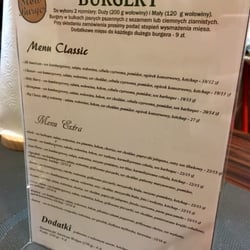 Slow Burger - Menu