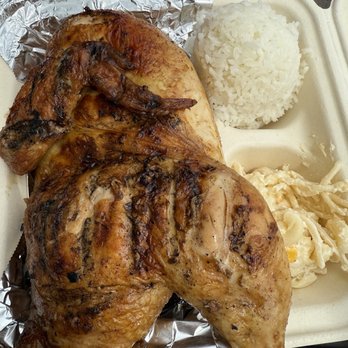 Richie's Huli BBQ - Half chicken with sides - Barbeque Near Me
