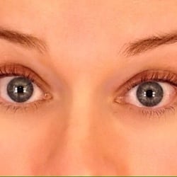 Adrienne Wint - No touch up. This is from white blonde brows and lashes! Adrienne is ah-mazing!!