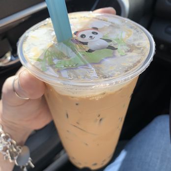 Hello Tealicious - Iced French vanilla coffee with boba - Coffee & Tea Near Me - Houston, Texas