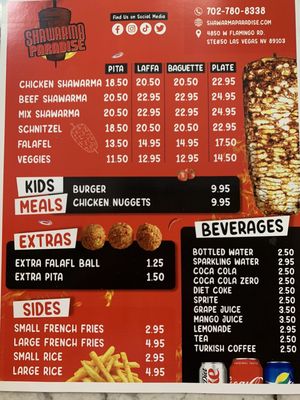 Menu photo 4 Shawarma Paradise Las Vegas, NV Menu photo 4 Shawarma Paradise Las Vegas, NV