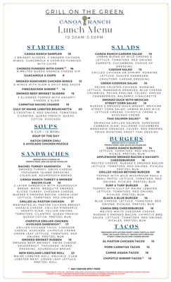 Menu photo 6 Grill On the Green Green Valley, AZ