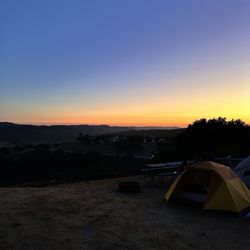 Laguna Seca Recreation Area - Beautiful sunset walking to the restrooms. No edit
