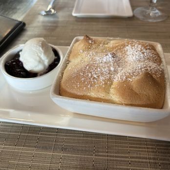 Naschmarkt - Campbell - Vanilla soufflé with berry compote - Austrian Near Me - Campbell, California