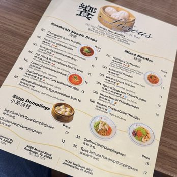 Licious Noodles and Bao - Menu - Pan Asian Near Me - Jacksonville, Florida