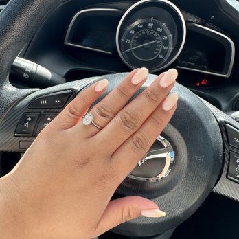 Blissful Beauty Spa - Wedding nails! Structured manicure and milky white gel! So beautiful and simple - Nail Salons Near Me - Moreno Valley, California Blissful Beauty Spa - Wedding nails! Structured manicure and milky white gel! So beautiful and simple - Nail Salons Near Me - Moreno Valley, California