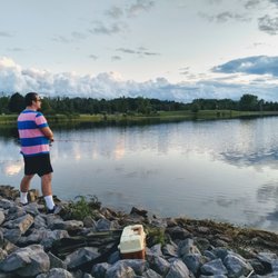 Darien Lakes State Park - Casting a few.