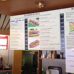 Parisian - Sandwich offerings (tried to ignore spelling and grammar fail)