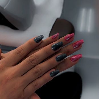 Bonjour Nails Lake Forest - Coffin Nail style GeL X - Nail Salons Near Me - Lake Forest, California