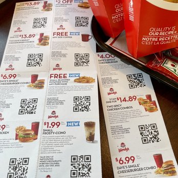 Wendy's - July Discount Flyer valid until 7/31.. - Fast Food Near Me - Richmond, British Columbia Wendy's - July Discount Flyer valid until 7/31.. - Fast Food Near Me - Richmond, British Columbia