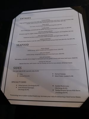 Menu photo 2 Toni Steakhouse Savannah, GA Menu photo 2 Toni Steakhouse Savannah, GA