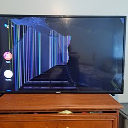 Elite Enterprise - This is my television after the moved to our new apartment