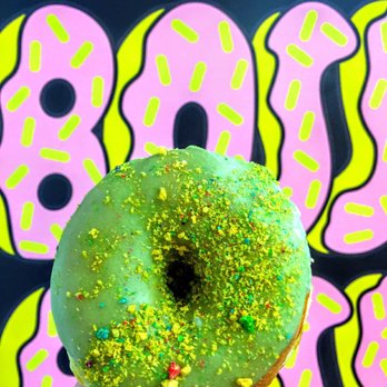Donut Boss - Green Tea donut with crushed Captain Crunch cereal sprinkled on top. - Donuts Near Me - Westminster, California Donut Boss - Green Tea donut with crushed Captain Crunch cereal sprinkled on top. - Donuts Near Me - Westminster, California