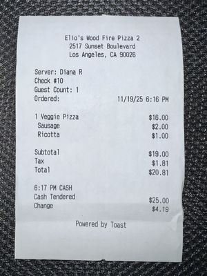 Elio's Wood Fire Pizza by null Elio's Wood Fire Pizza by null