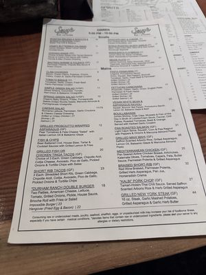 Menu photo 6 Sevys Bar and Kitchen Aptos, CA