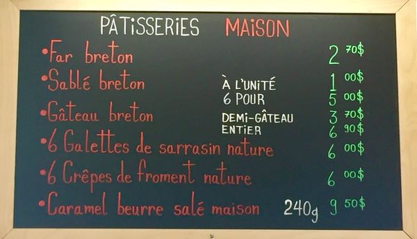 Menu photo 3 ÔBreton Montreal, QC Menu photo 3 ÔBreton Montreal, QC