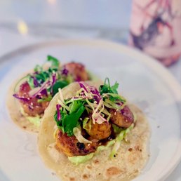 Gochujang Marinated Shrimp Tacos