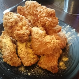 Double cheese fried chicken