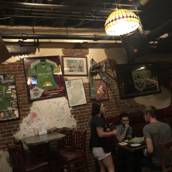 Owl'n Thistle Irish Pub - Some sports memorabilia scattered around the walls was cool! - Irish Near Me - Seattle, Washington Owl'n Thistle Irish Pub - Some sports memorabilia scattered around the walls was cool! - Irish Near Me - Seattle, Washington