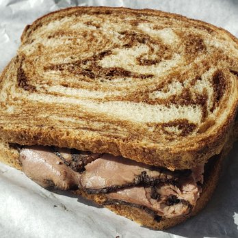 Opa's Smoked Meats - Opa's roast beef sandwich to go - Meat Shops Near Me - Fredericksburg, Texas