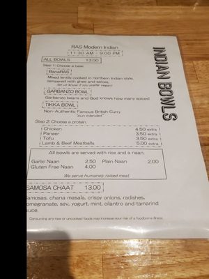 RAS MODERN INDIAN by null