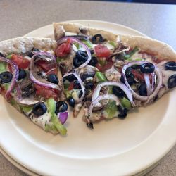 Barone's Pizza and Arcade - Veggie pizza