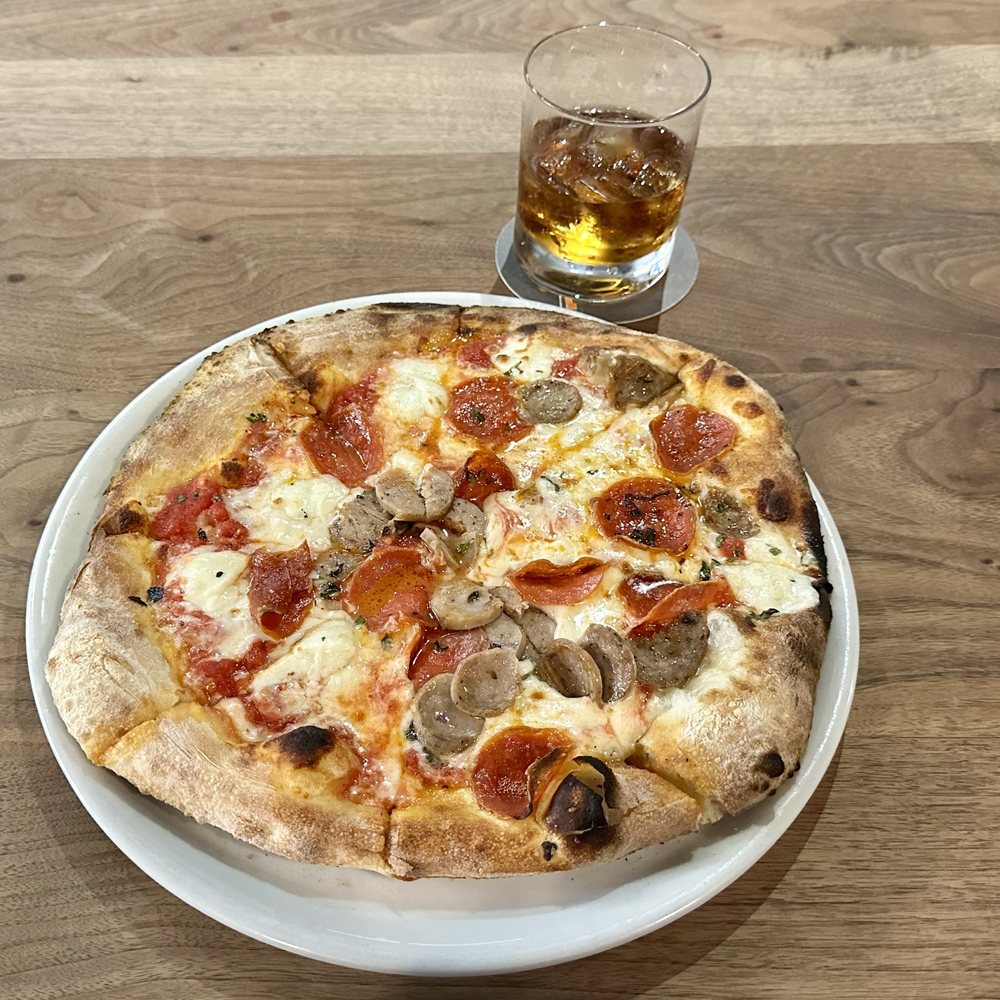 Food from Peel Wood Fired Pizza