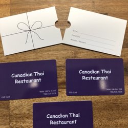 Canadian Thai - Gift cards