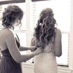Sammy Williams Hair & Makeup - My half up hair do stayed throughout the whole night