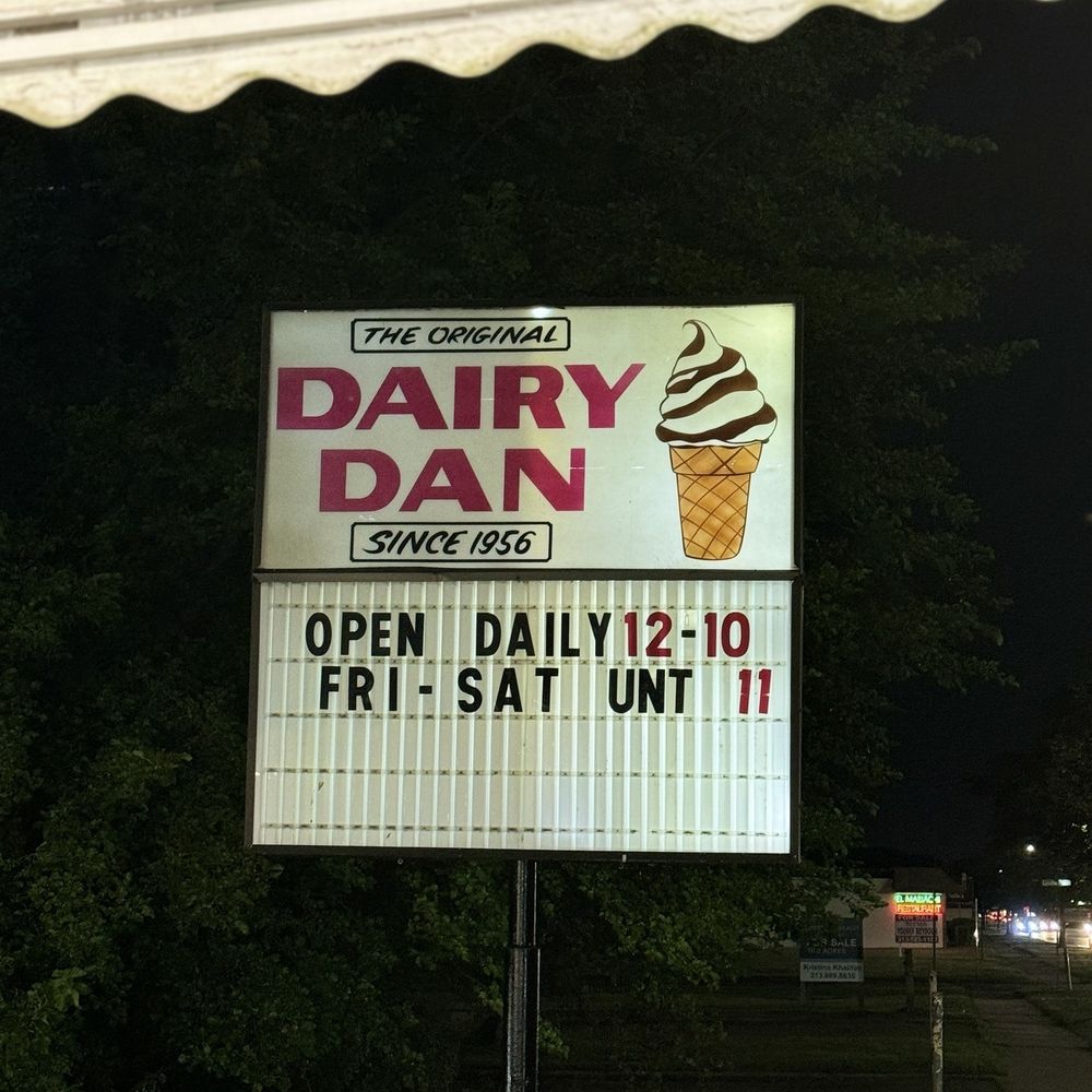 Dairy Dan - Ice Cream & Frozen Yogurt Near Me - Westland, Michigan Dairy Dan - Ice Cream & Frozen Yogurt Near Me - Westland, Michigan