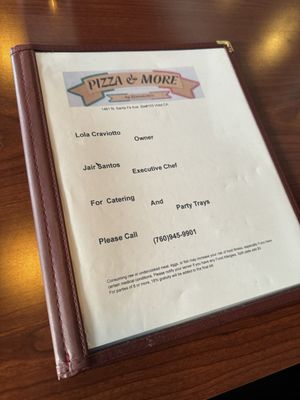 Menu photo 6 Pizza and More Vista, CA Menu photo 6 Pizza and More Vista, CA