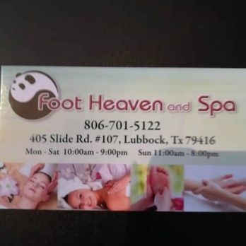 Foot Heaven Spa - Massage Therapy Near Me - Lubbock, Texas