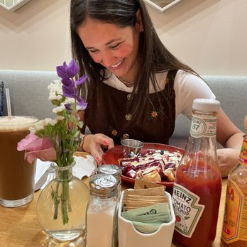 Marigold Kitchen - did i say something funny or does she like the food? - Breakfast & Brunch Near Me - Madison, Wisconsin