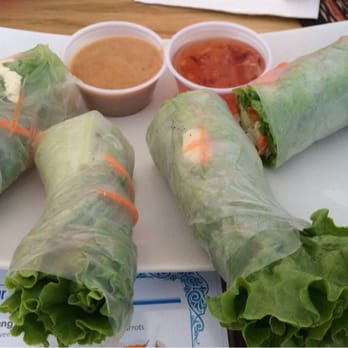 Krua Thai - Fresh spring rolls w/ tofu - Thai Near Me - Chula Vista, California