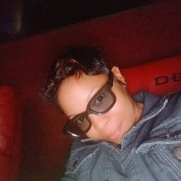comfy in the D-Box seats with my complimentary 3D glasses