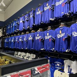 Dodgers Clubhouse - Jerseys