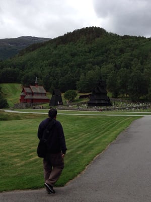 Borgund Stave Church by null