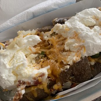 Cheesecake Dreamations - Undercooked non fluffy baked potato - Desserts Near Me - Marina, California