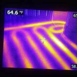 Fireman Home Inspections - Checking radiant floor heating