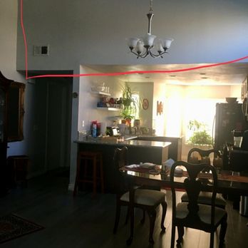 Ultimate Wallcovering - Picture I texted along with Dimensions before I got my quote  He did not go over the quote at all! - Painters Near Me
