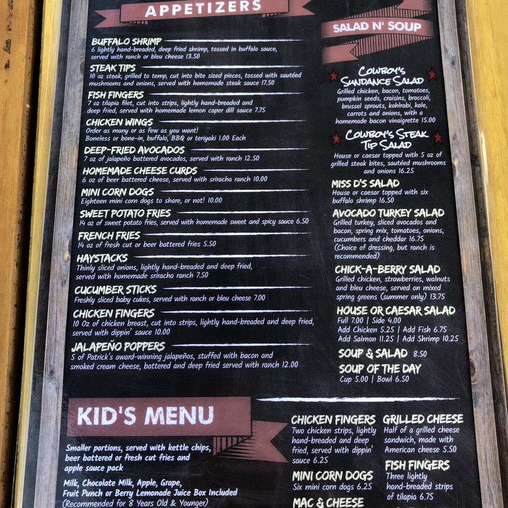 Cowboys - Menu - Breakfast & Brunch Near Me - Lake Shore, Minnesota Cowboys - Menu - Breakfast & Brunch Near Me - Lake Shore, Minnesota