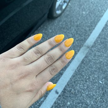 My Nails Spa - Almond nails. Yellow acrylics - Nail Salons Near Me - Spring Lake, North Carolina My Nails Spa - Almond nails. Yellow acrylics - Nail Salons Near Me - Spring Lake, North Carolina
