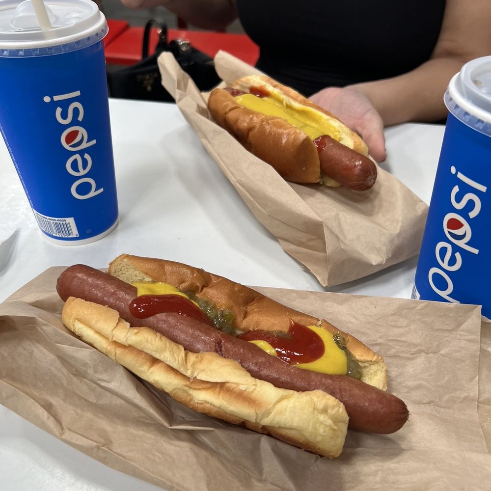 Costco Wholesale - 2 hot dogs and 2 pops for a total of 3.00. - Wholesale Stores Near Me - Orlando, Florida Costco Wholesale - 2 hot dogs and 2 pops for a total of 3.00. - Wholesale Stores Near Me - Orlando, Florida