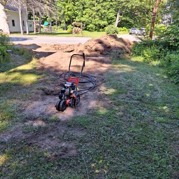 Mount Washington Valley Property Services - He left this equipment to do a sprinkler system on our property for almost 2 weeks, then accused us of trying to steal it. - Landscaping Near Me - North Conway , New Hampshire