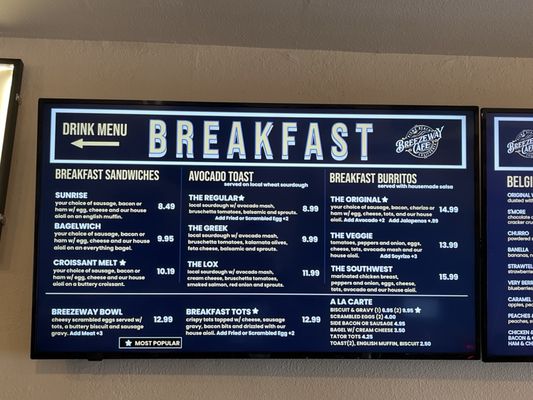 Menu photo 5 Breezeway Cafe Pismo Beach, CA
