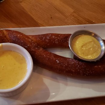 Four Peaks Brewing - Pretzel with mustard & cheese - Pubs Near Me - Tempe, Arizona
