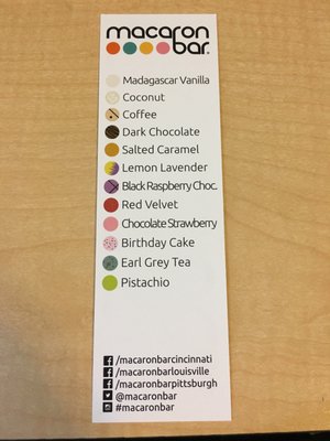 Menu photo 2 Macaron Bar Cincinnati, OH Menu photo 2 Macaron Bar Cincinnati, OH
